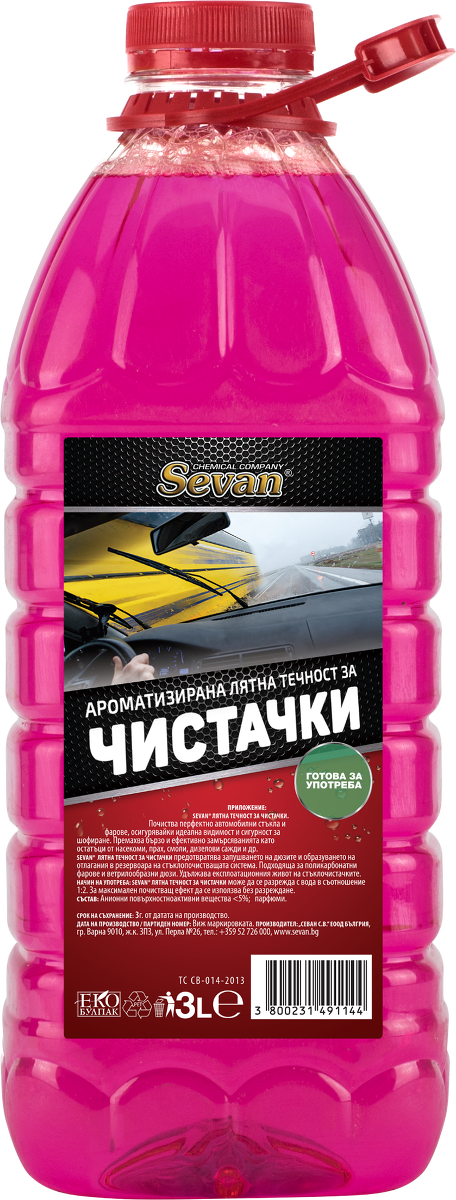 Лятна течност за чистачки готова - 3 L
