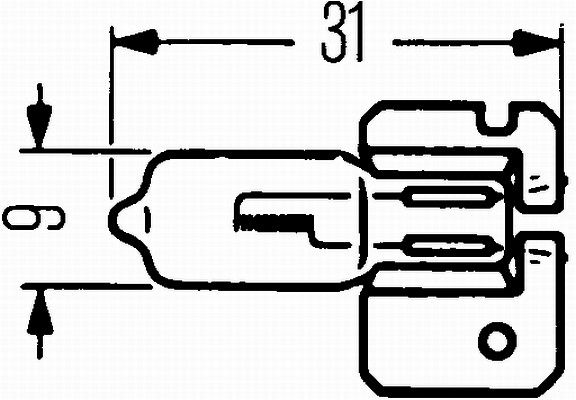 крушка фар Н2 55W 12V