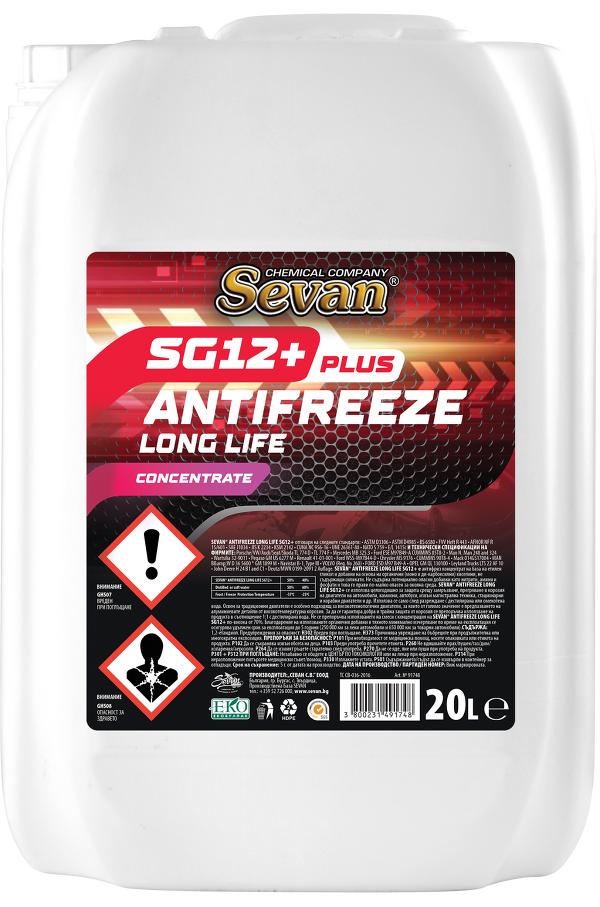 Антифриз червен Long Life конц. 20 L 1:1 -37*C