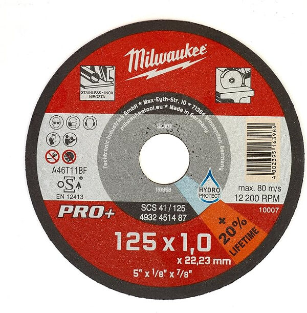 диск за рязане на метал Pro+ SCS41 125x1мм