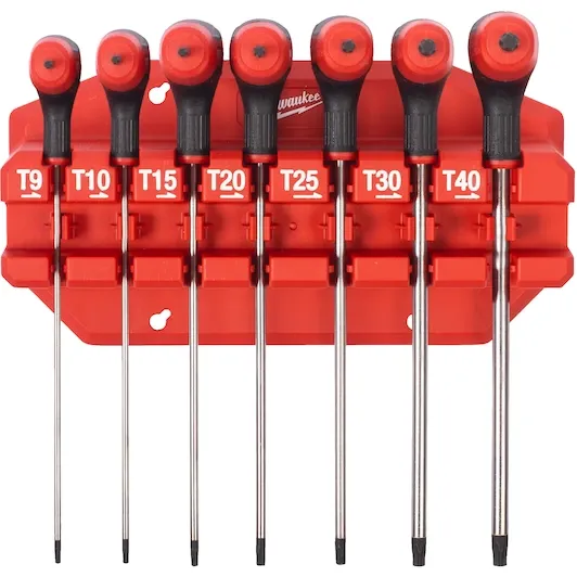 Т-образен Torx ударен к-т - 7бр
