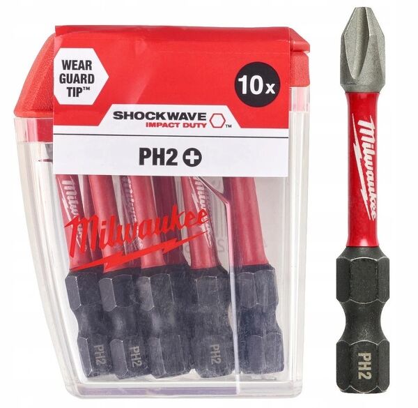Битове PH2 50mm SHOCKWAVE кутия 10бр