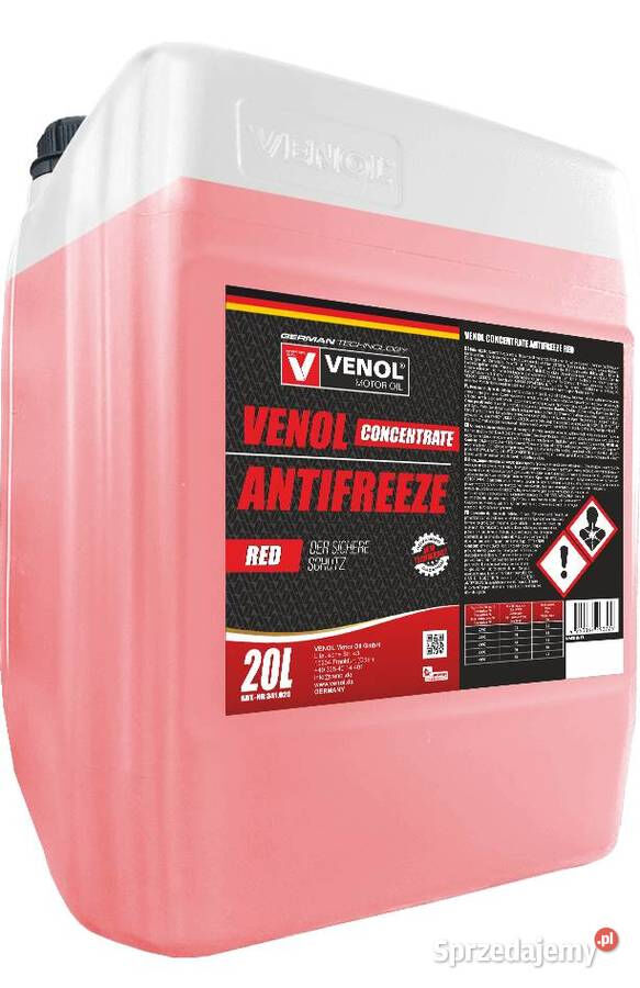 антифриз концентрат червен 20L 1:1 -35*C