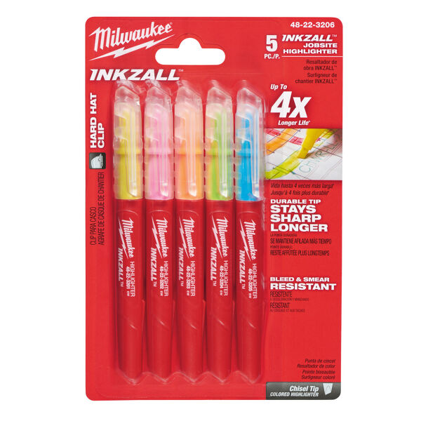 маркер цветен к-т INKZALL - 4бр